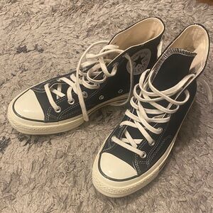 Converse Black High-Top Athletic Shoes